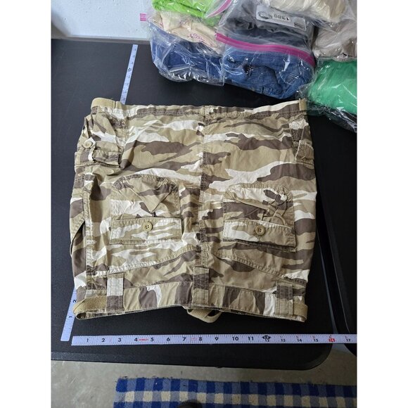 2007 GAP Womens Camo Surplus Poplin Cargo Mini Skirt Size 2 Y2K 2000s Grunge - Picture 7 of 10